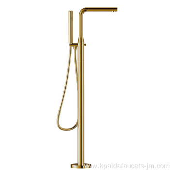 Fashion Luxury Brass Floor Mount Bathtub Faucets